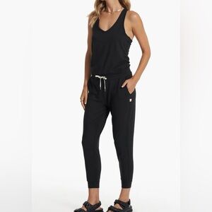 Vuori Lux Jumpsuit women's Black Size M